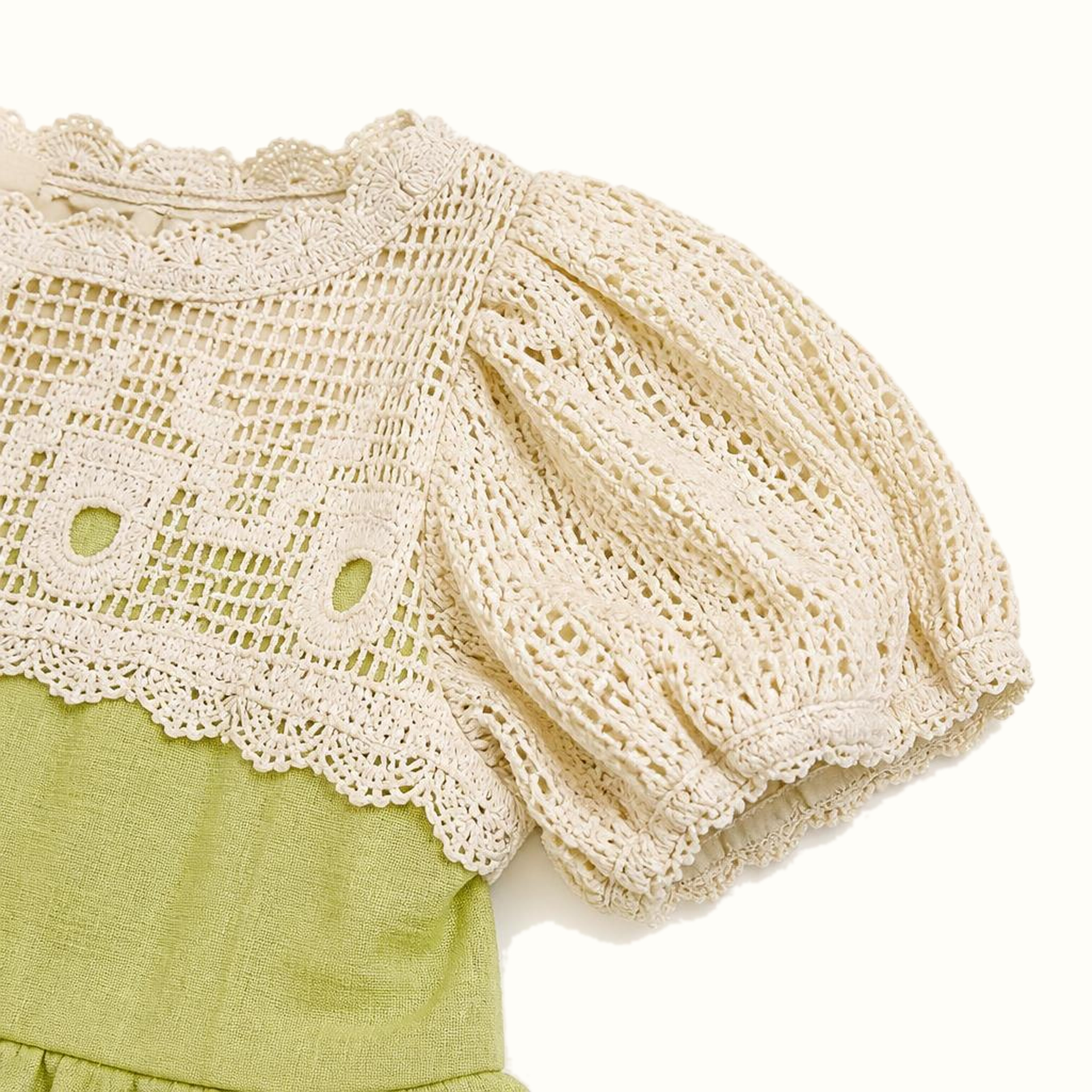 Girls' Lace-Cape Ruffle Dress & Matching Leggings Set - ZAH-1227