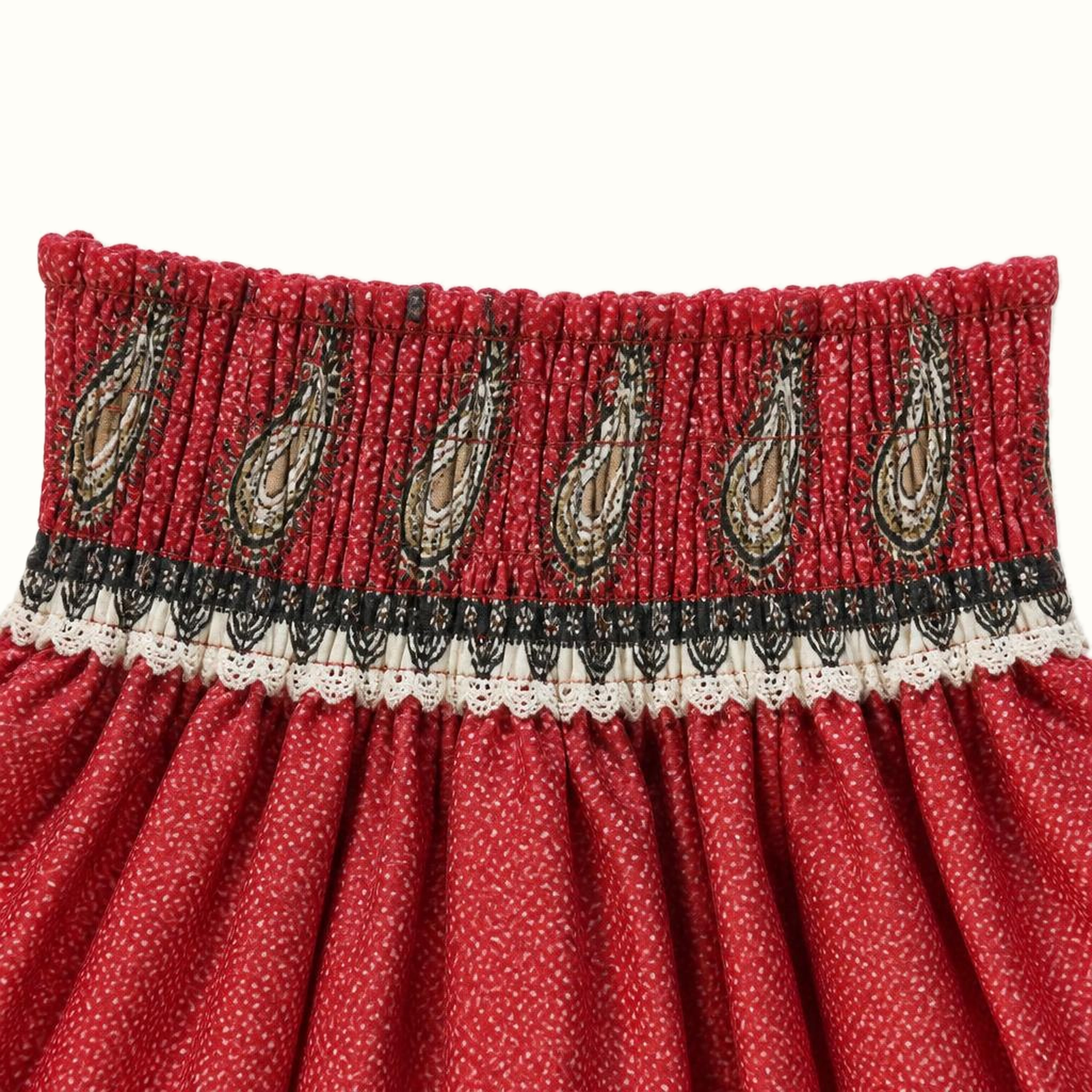 Girls' Eyelet Paisley Tiered Dress & Matching Leggings Set - ZAH-1242
