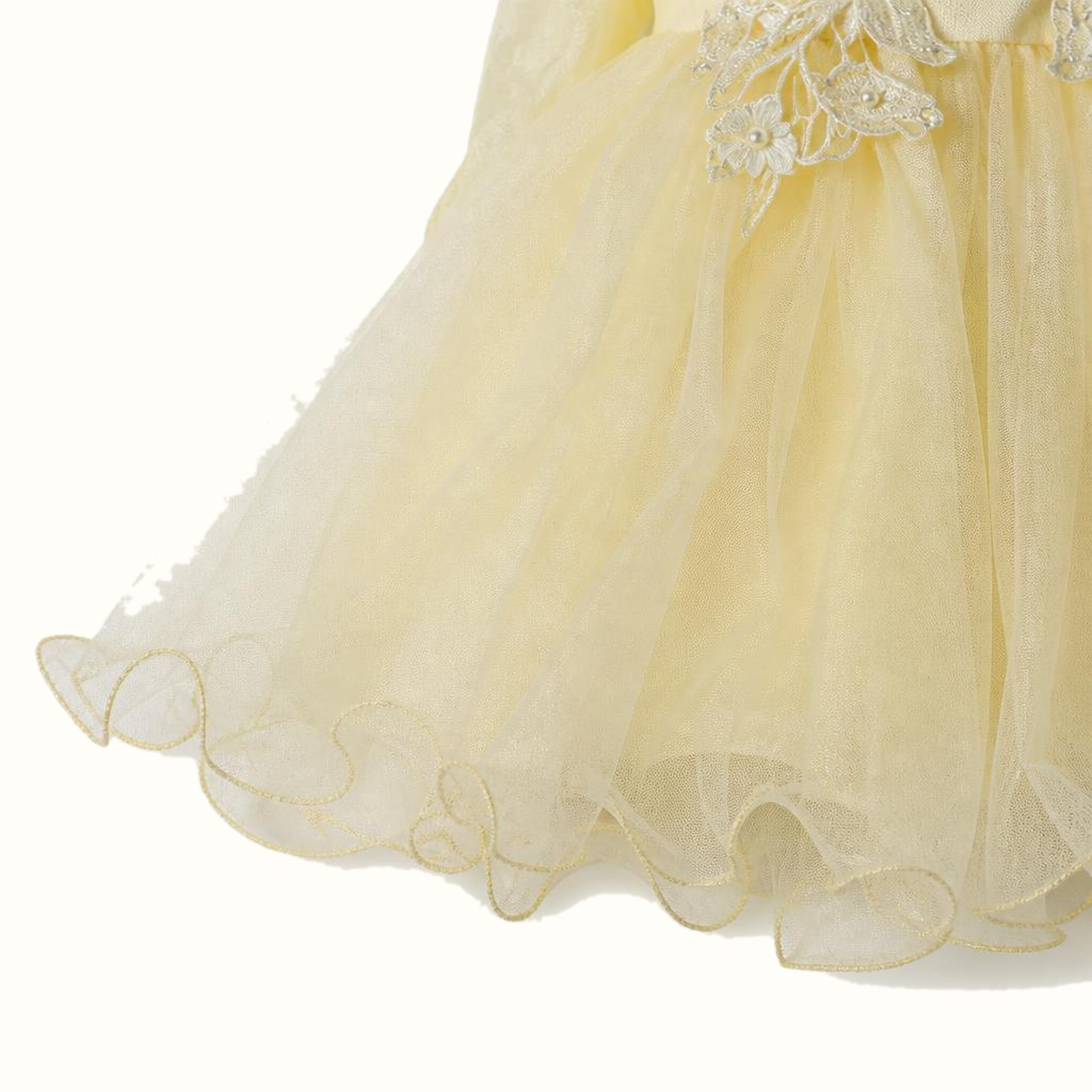 Children's Lace Flower Dress - ZAH-1298
