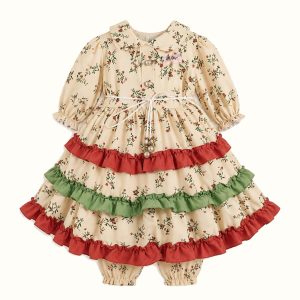 Children's Ruffle Dress - ZAH-1306
