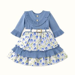 Girls' Floral Dress - ZAH-1311
