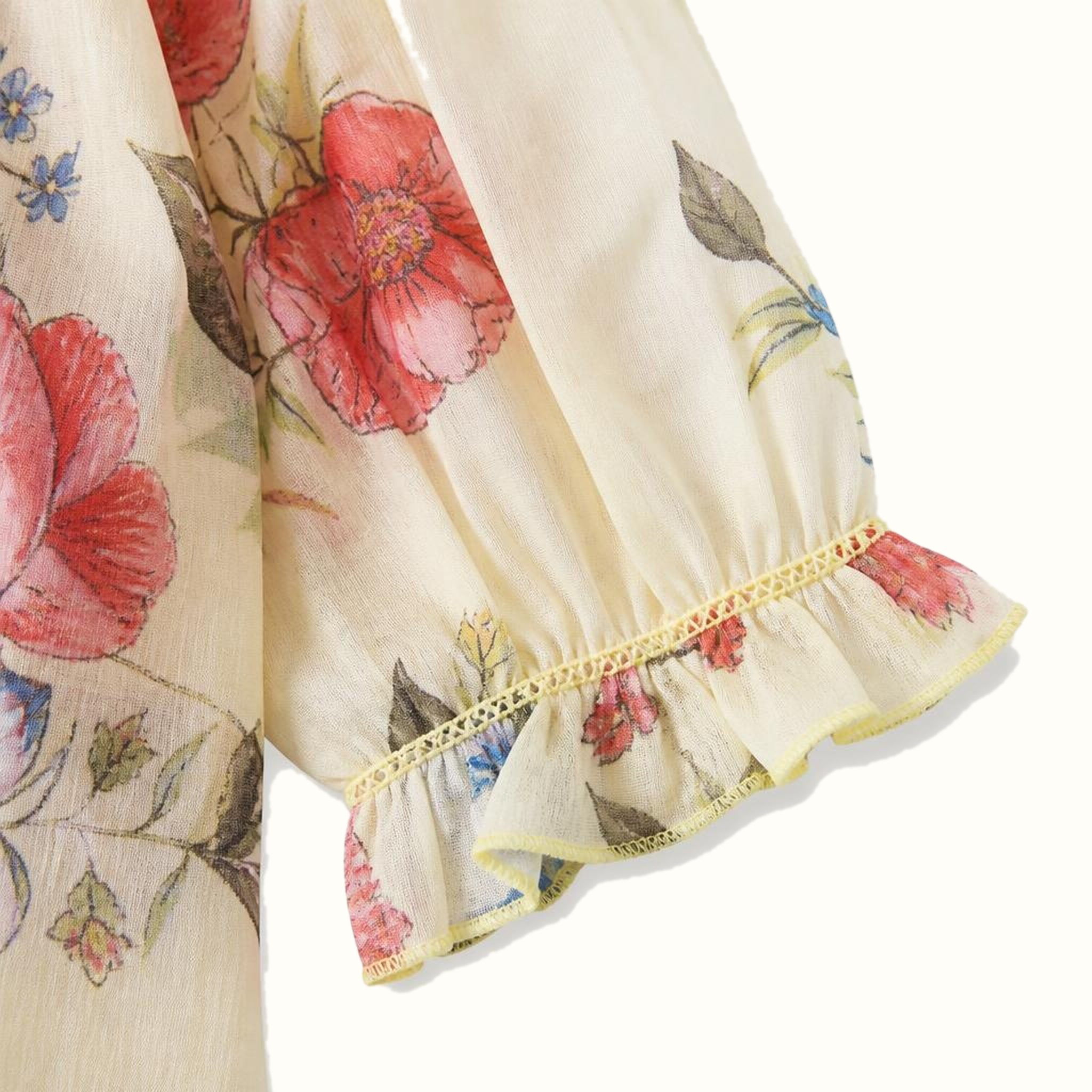 Girls' Floral Ruffle Dress - ZAH-1313