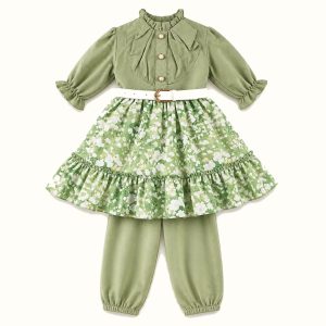 Girls' Floral Dress - ZAH-1315