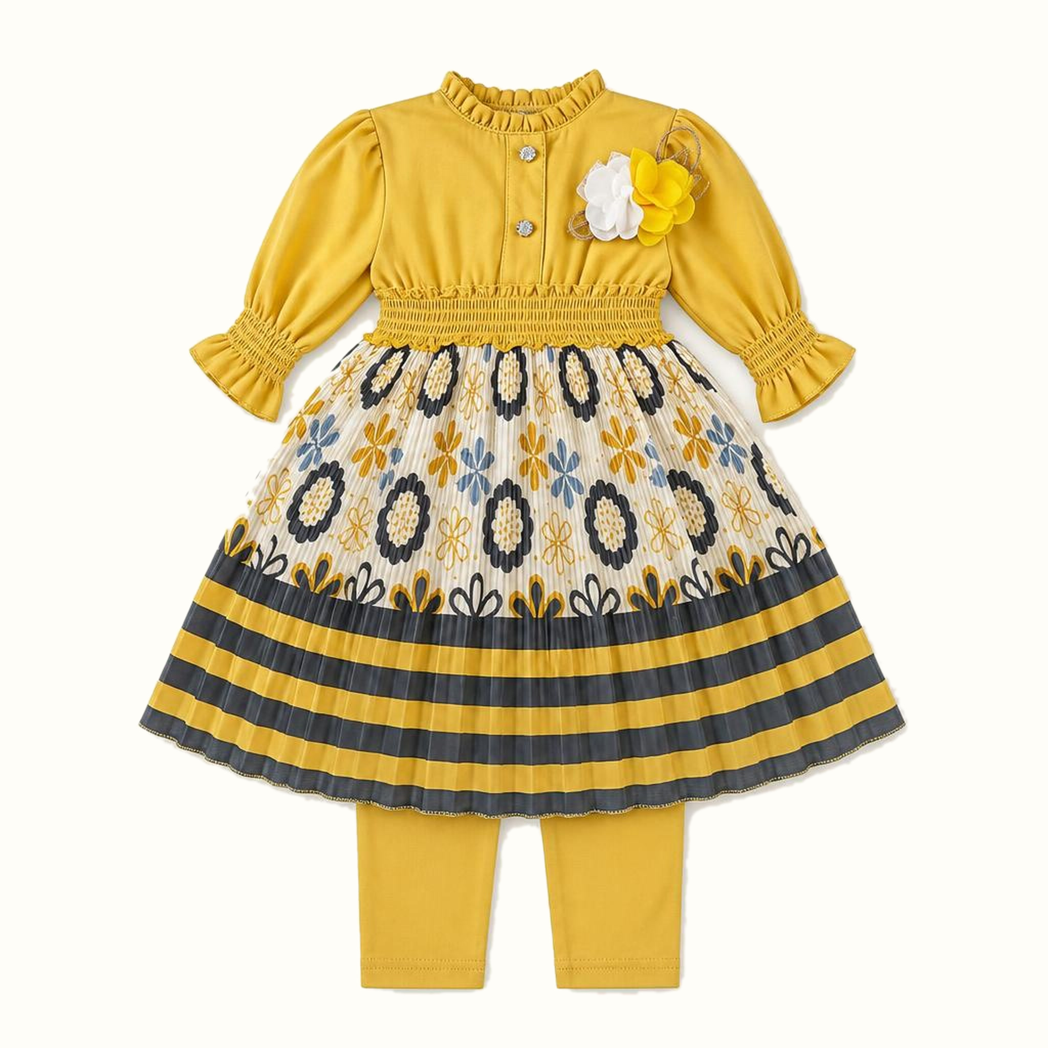 Girls' Floral Dress - ZAH-1327