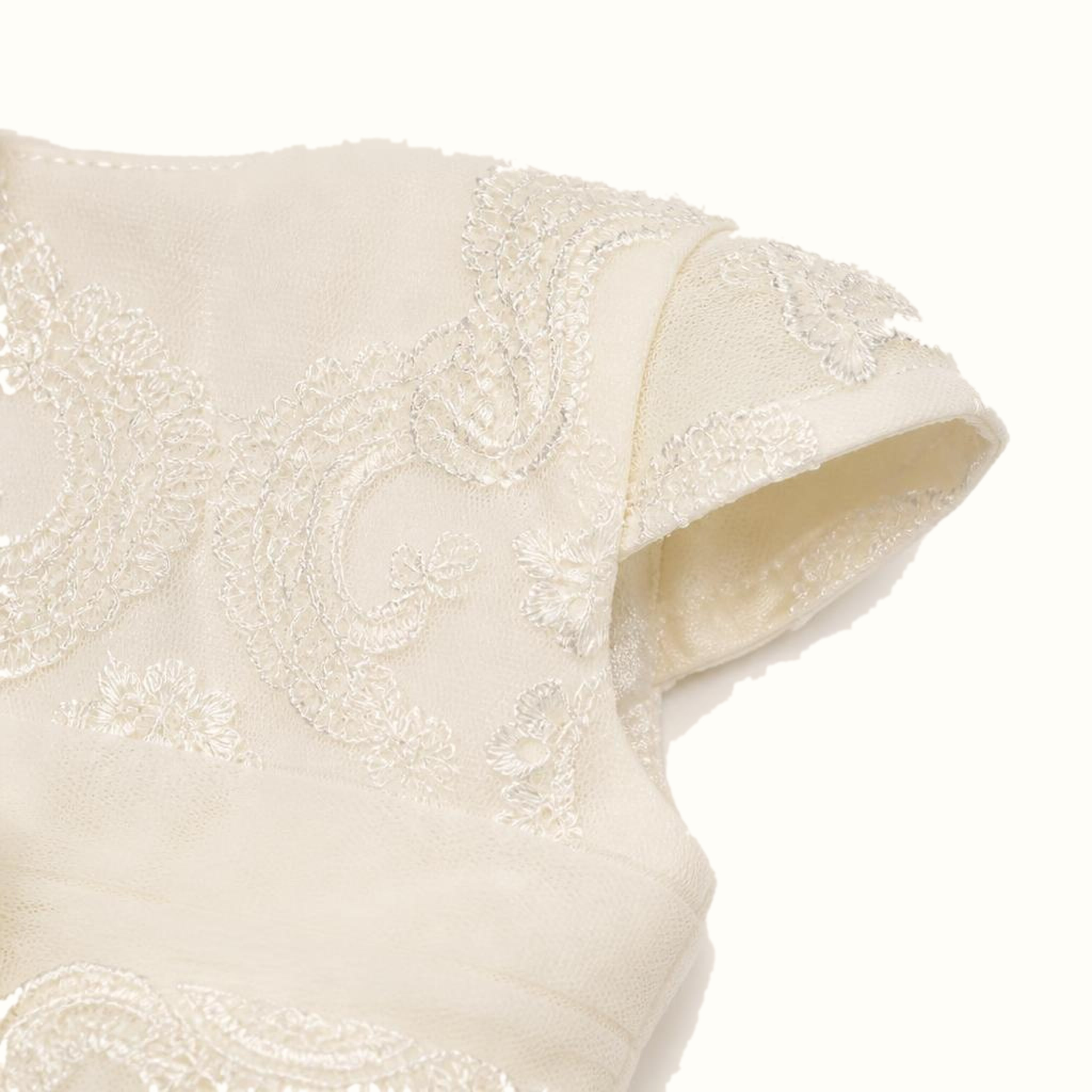 Girls' Floral Lace-Trim Tulle Dress - ZAH-1353