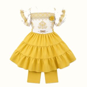 Girls' Ruffle Dress - ZAH-1359B