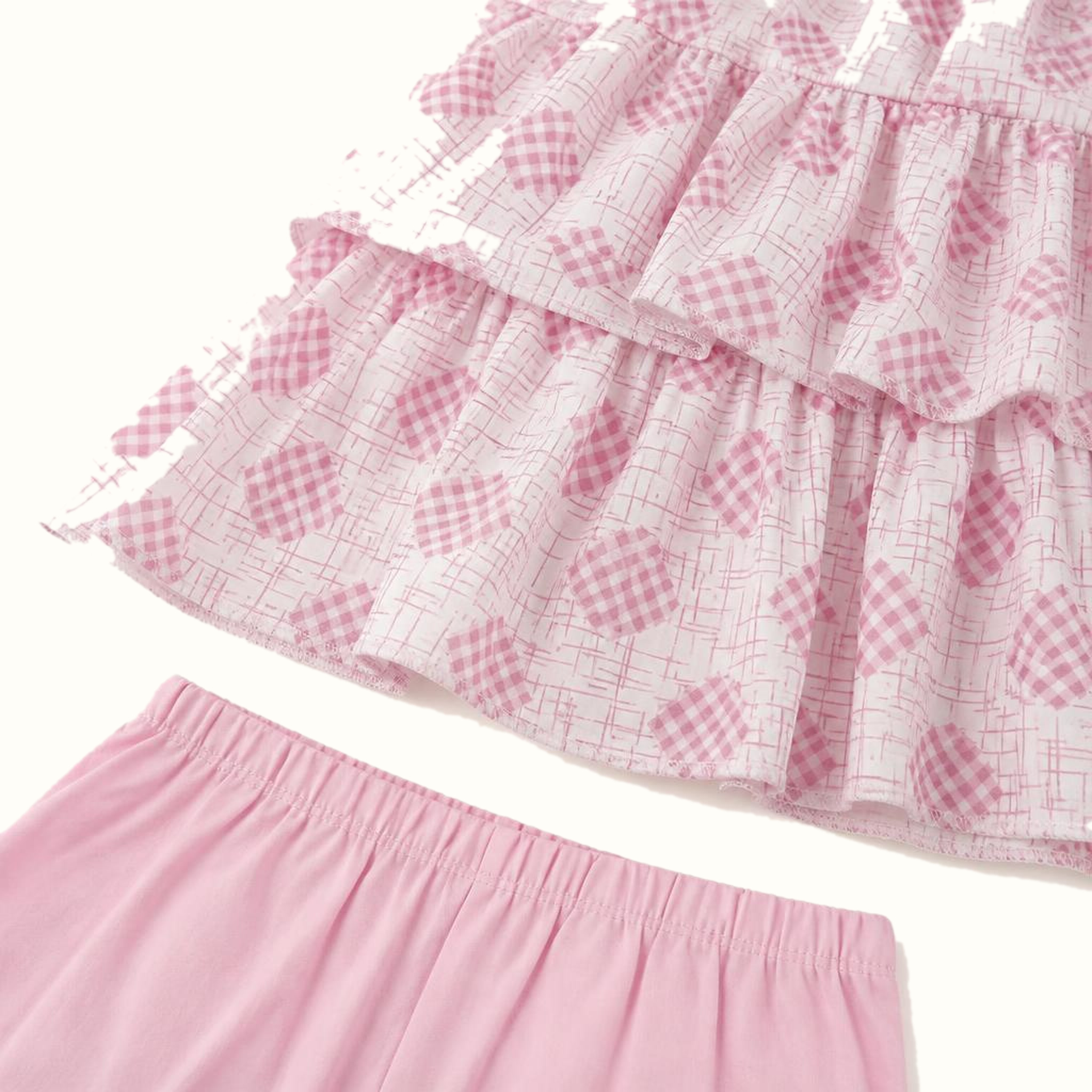 Girls' Floral Polka-Dot Dress - ZAH-1372