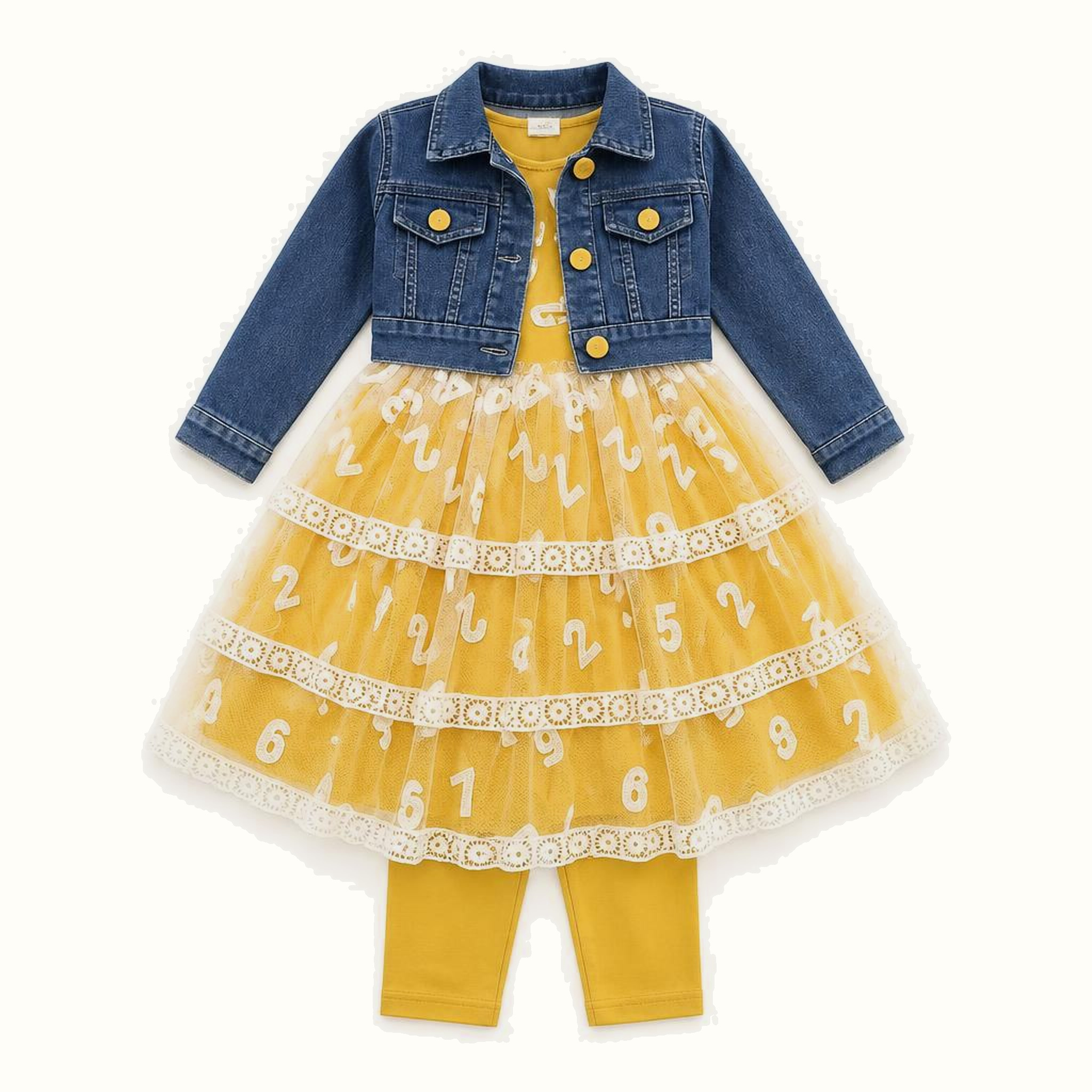 Fashion Children's Dress Set - ZAH-1426