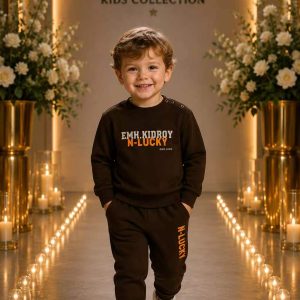 Boys' Black Explorer Sweatshirt & Jogger Set