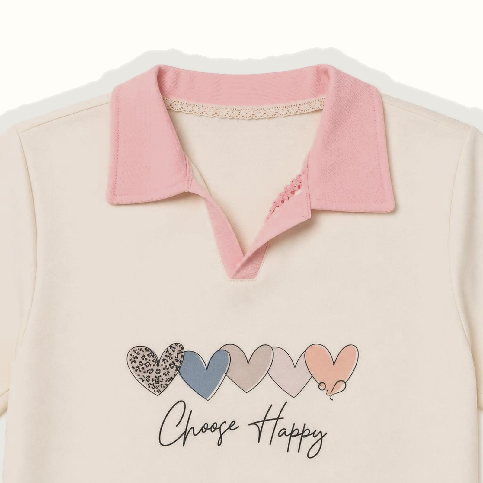 Children's Pink Short Sleeve Set - 1096