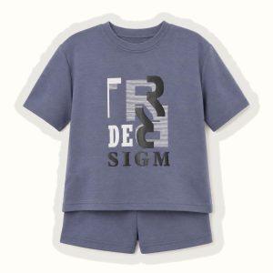 Children's Printed Short Sleeve Set - BX-1121