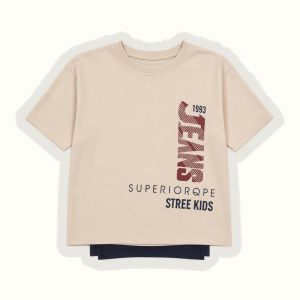Kids Printed Short Sleeve T-Shirt - BX-1085