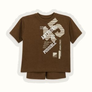 Children's Printed Short Sleeve T-Shirt - BX-1158