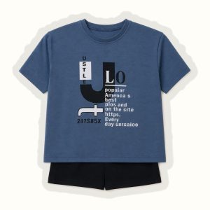 Children's Printed Short Sleeve T-Shirt - BX-1177