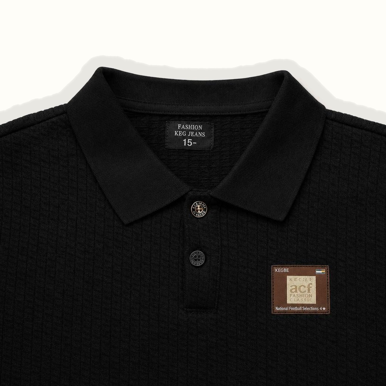 Children's Knitted Short Sleeve Polo Shirt - 5010-4A