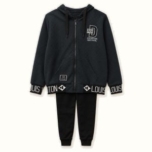 Children's Hooded Zipper Jacket Set - AH-12