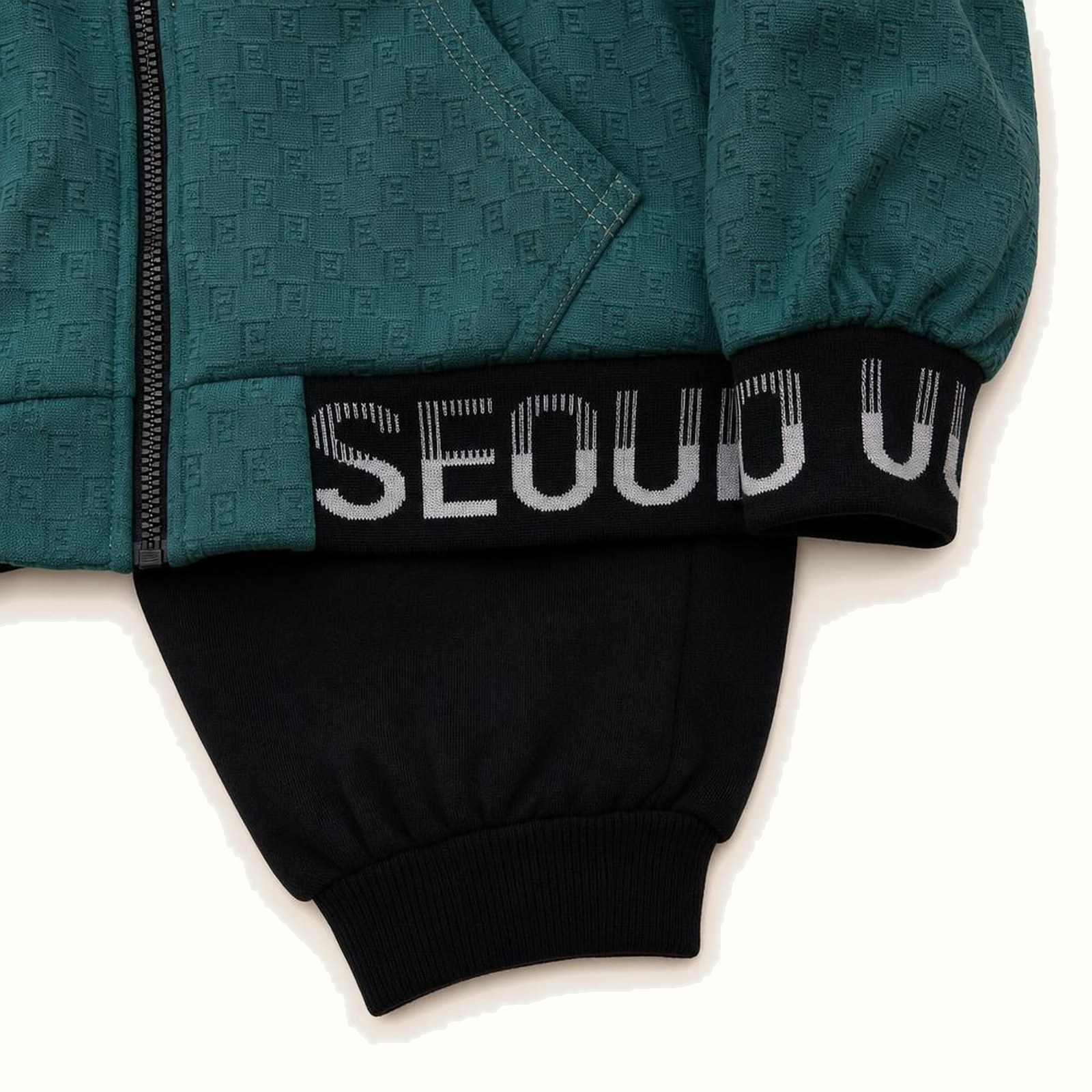 Children's Hooded Zip-up Jacket Set - AH-11