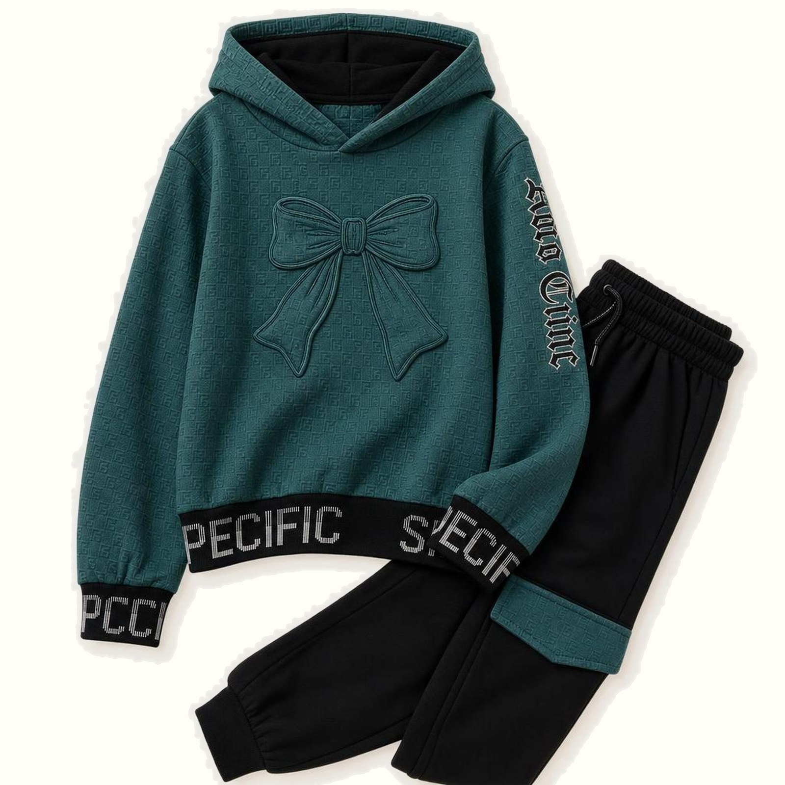 Children's Hooded Zip-up Jacket Set - AH-11