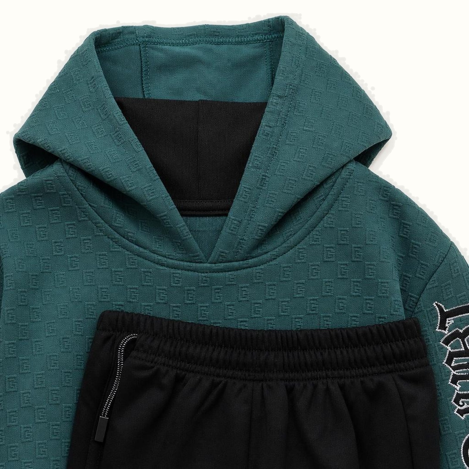 Children's Hooded Zip-up Jacket Set - AH-11