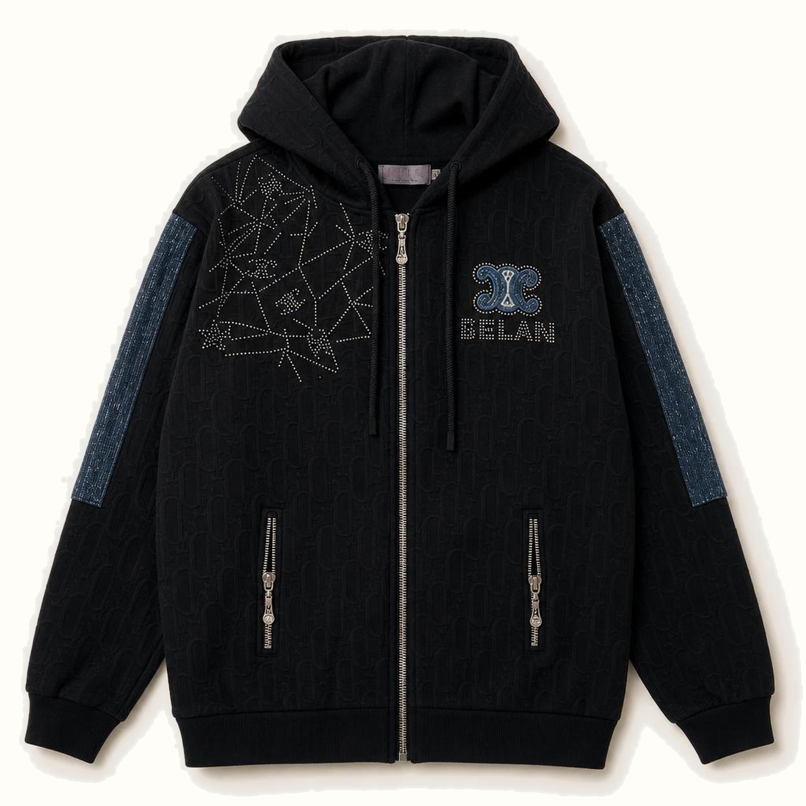 Children's Hooded Zipper Jacket Set - TH-04