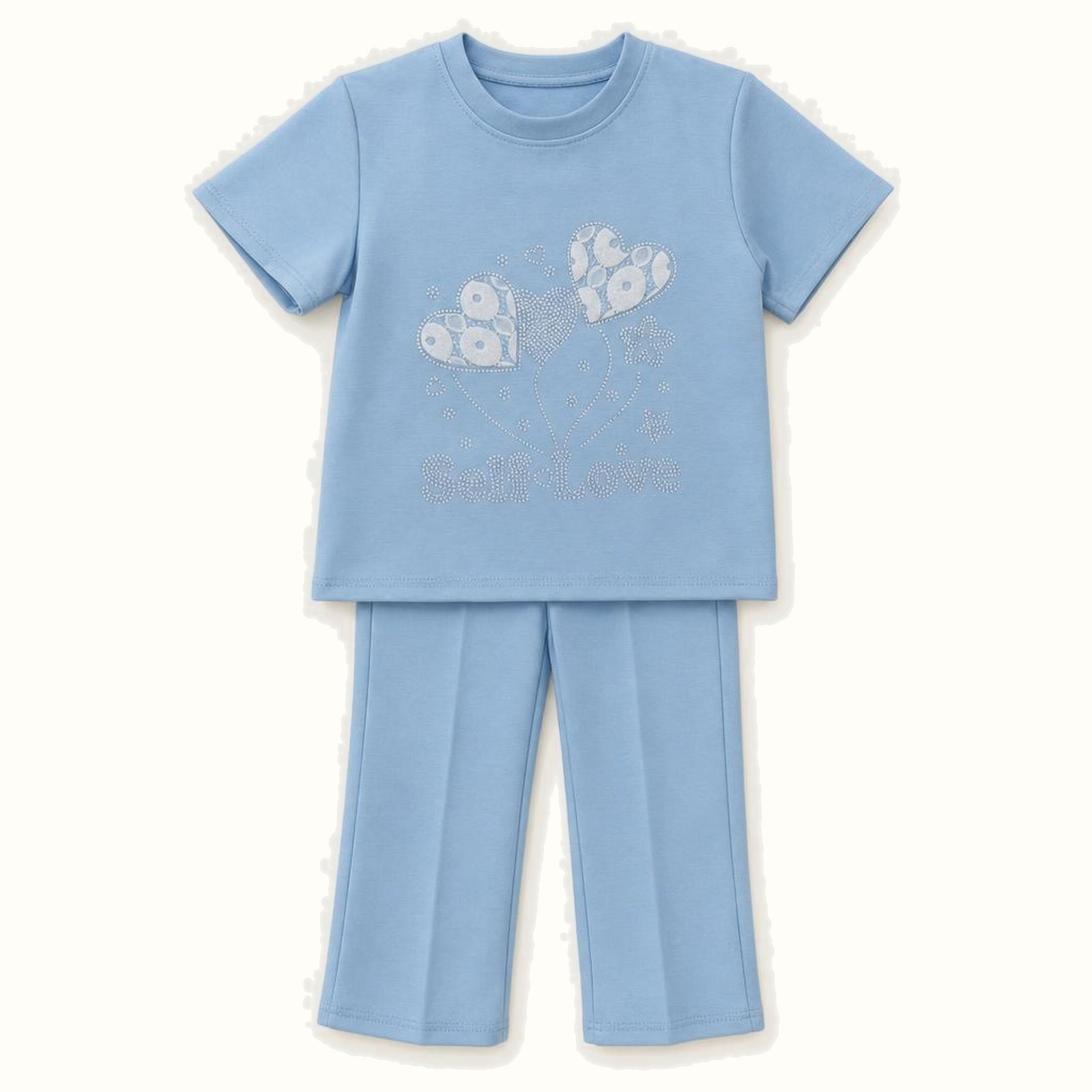 Children's Pink Short Sleeve Set - BX-1176