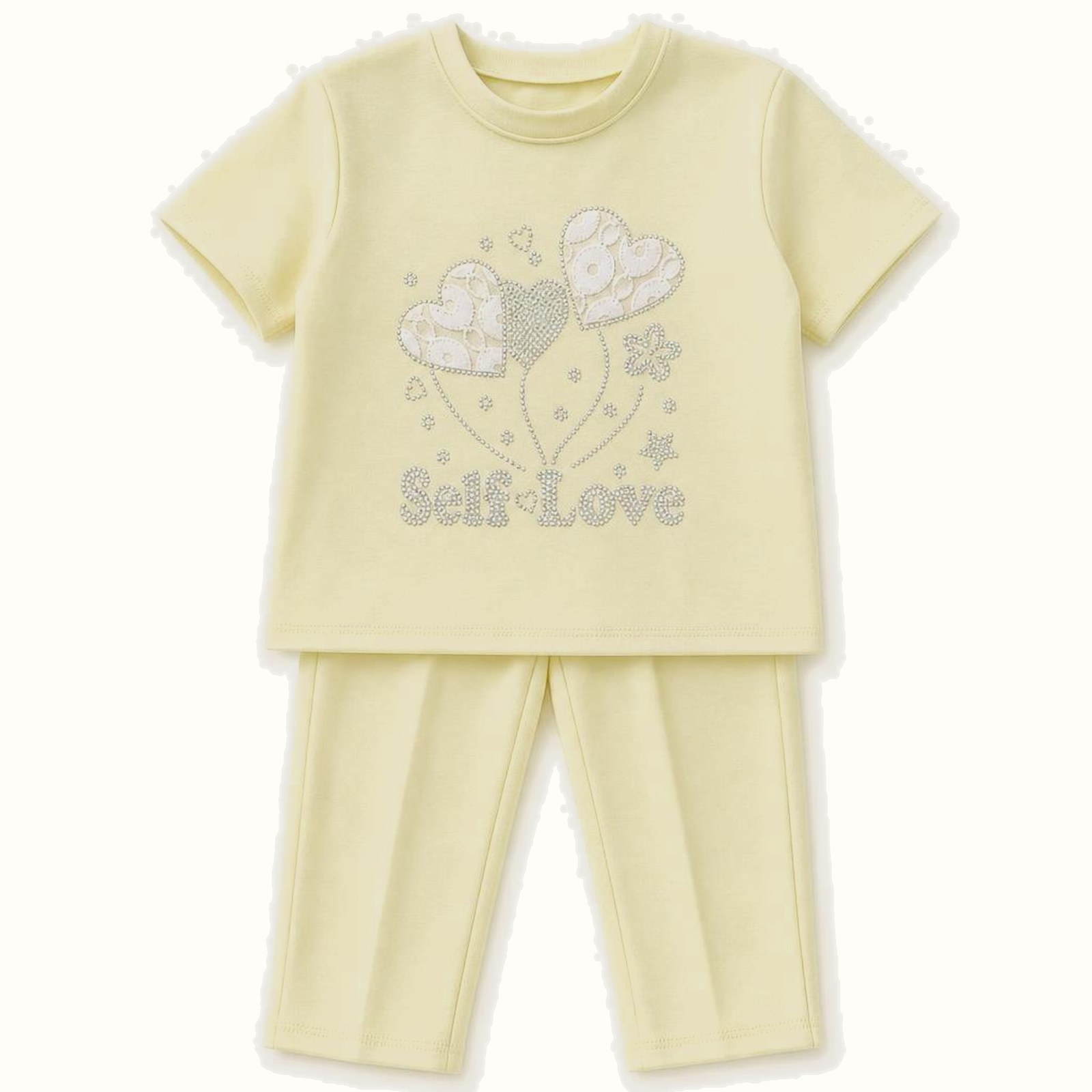 Children's Pink Short Sleeve Set - BX-1176