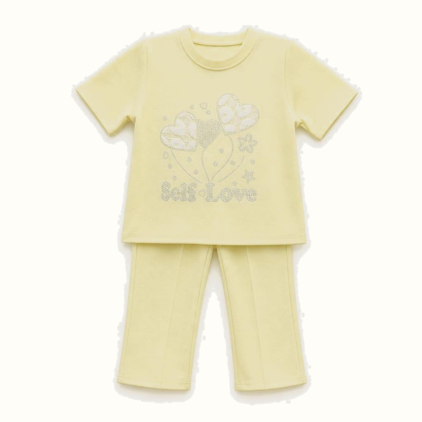 Children's Pink Short Sleeve Set - BX-1176