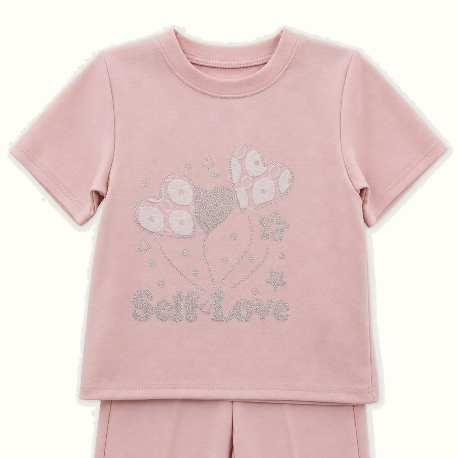 Children's Pink Short Sleeve Set - BX-1176