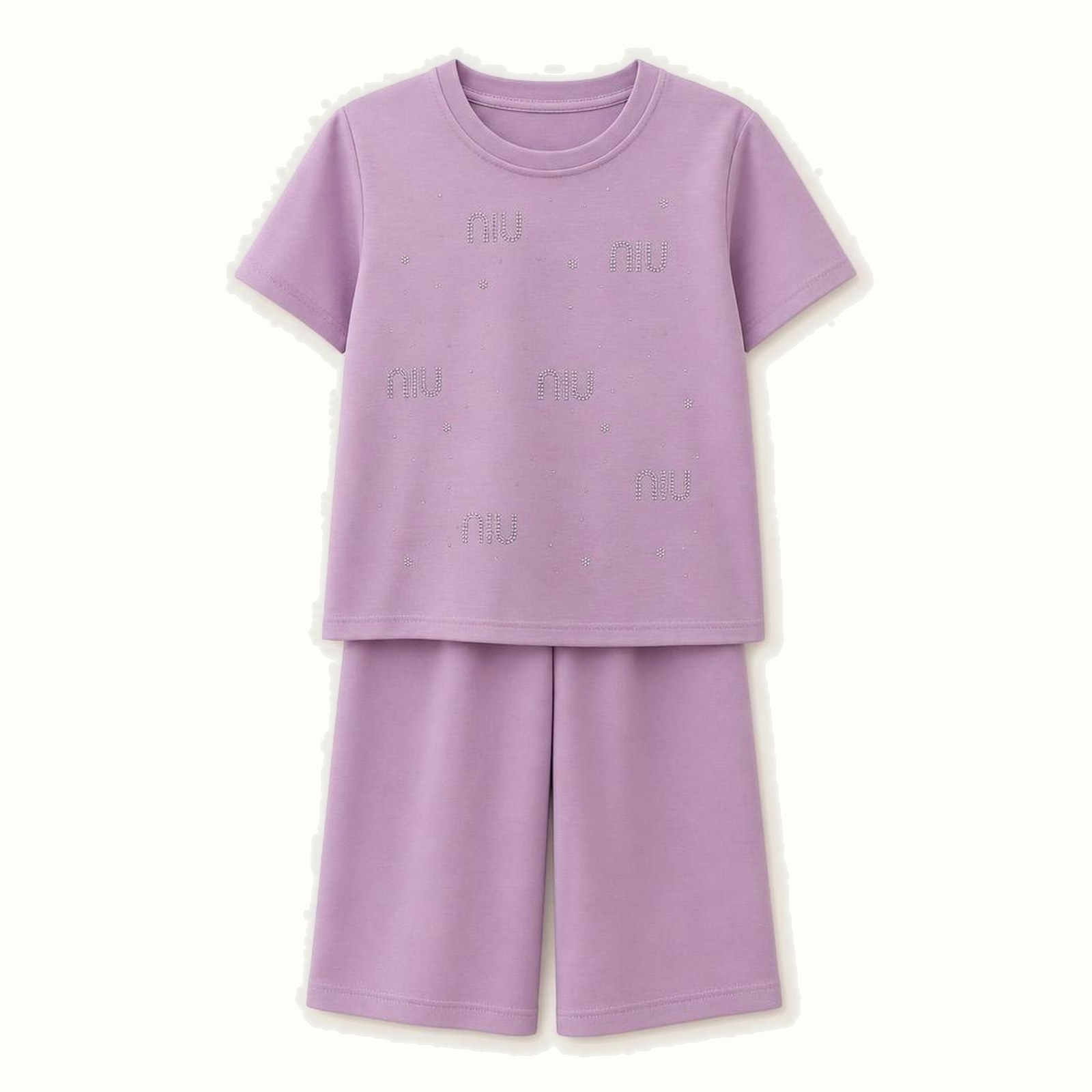Children's Pink Short Sleeve Set - BX-1156