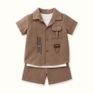 Children's Short Sleeve Shirt Set - CS-09