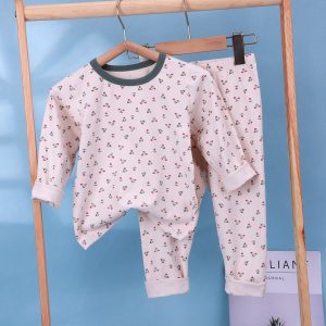 Gold Velvet Lycra Suit 90-120 (Seamless)