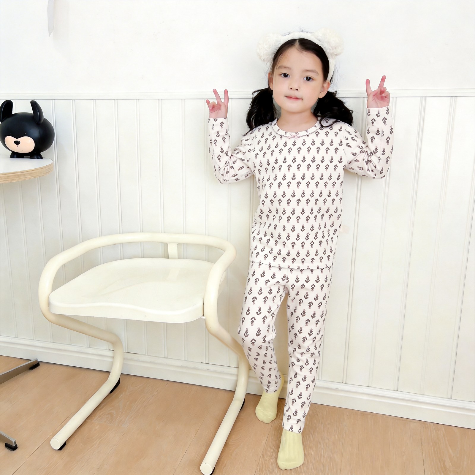 Gold Velvet Lycra Suit 90-120 (Seamless)