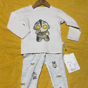 Gold Velvet Lycra Suit 90-120 (Seamless)