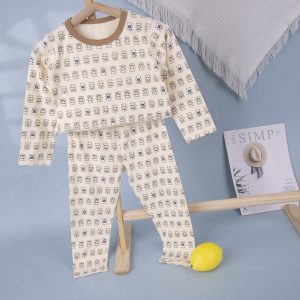 Gold Velvet Lycra Suit 90-120 (Seamless)