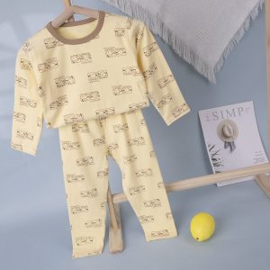 Gold Velvet Lycra Suit 90-120 (Seamless)