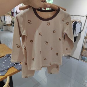 Gold Velvet Lycra Suit 90-120 (Seamless)