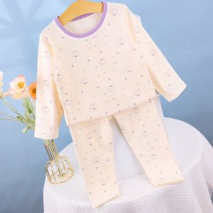 Gold Velvet Lycra Suit 90-120 (Seamless)