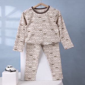 Gold Velvet Lycra Suit 110-140 (Seamless)