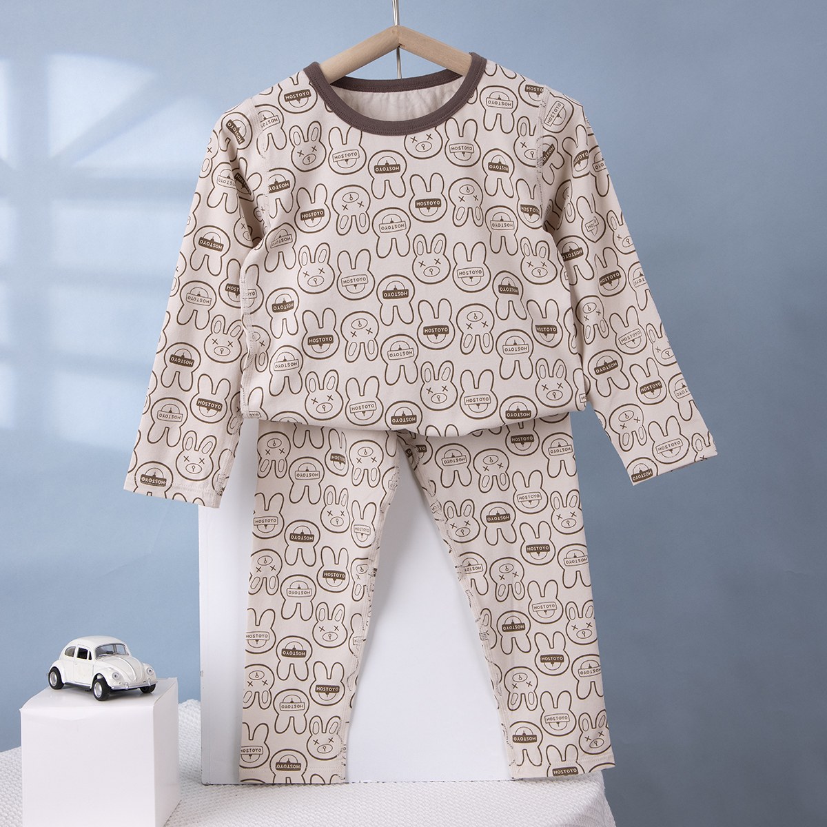 Gold Velvet Lycra Suit 110-140 (Seamless)
