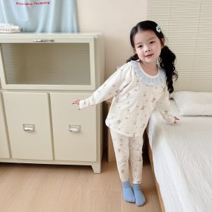 Gold velvet Lycra suit 130-160 (seamless)
