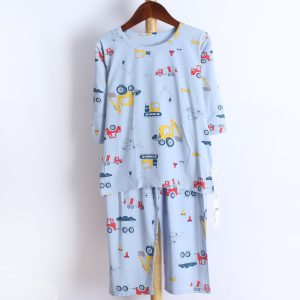 Icelandic cotton air conditioning suit (eight-quarter sleeves) 130-160