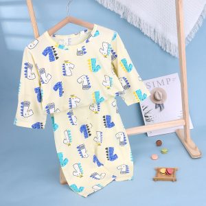 Icelandic cotton air conditioning suit (eight-quarter sleeves) 130-160