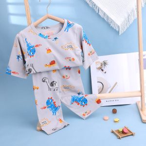 Icelandic cotton air conditioning suit (eight-quarter sleeves) 170180