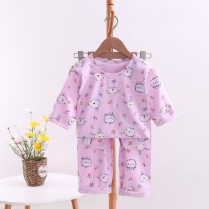 Icelandic cotton air conditioning suit (eight-quarter sleeves) 170180