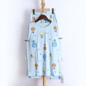 Icelandic cotton air conditioning suit (eight-quarter sleeves) 170180
