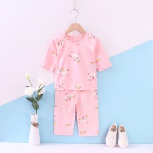 Ice porcelain cotton air-conditioning suit (eight-quarter sleeves) 130-160