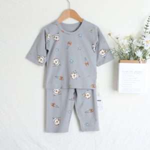 Ice porcelain cotton air-conditioning suit (eight-quarter sleeves) 130-160
