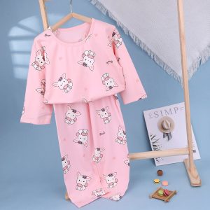 Ice porcelain cotton air-conditioning suit (eight-quarter sleeves) 130-160