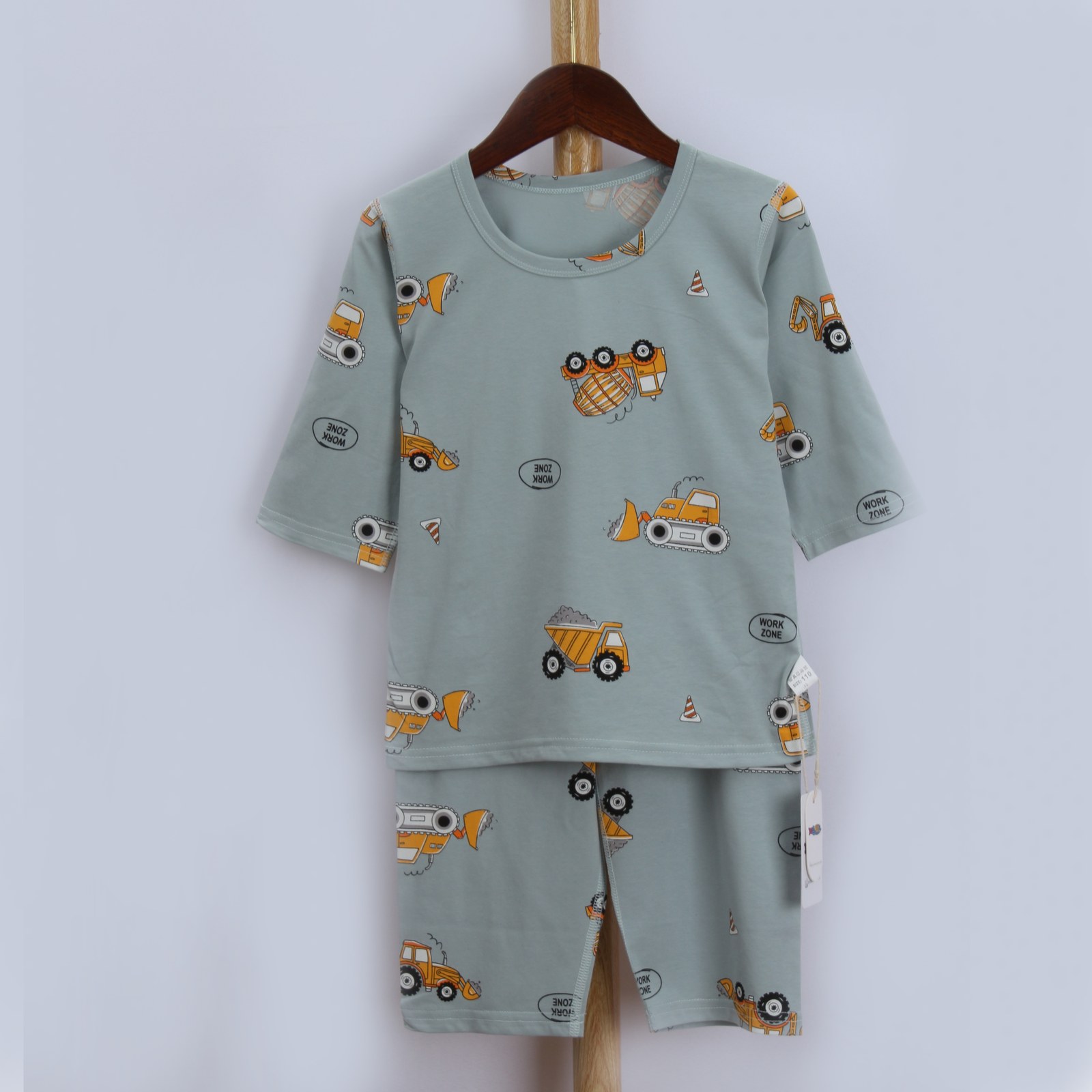 Ice porcelain cotton air-conditioning suit (eight-quarter sleeves) 130-160