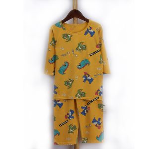 Ice porcelain cotton air-conditioning suit (eight-quarter sleeves) 130-160